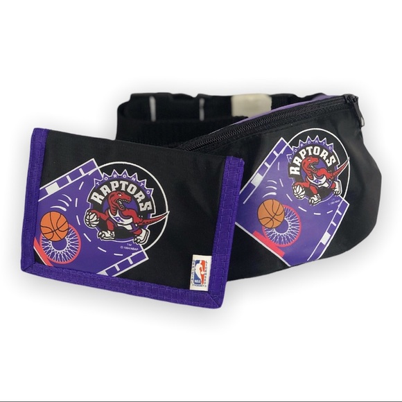 NBA Other - Rare Vintage 1994 Toronto Raptors Wallet & Fanny Pack Set